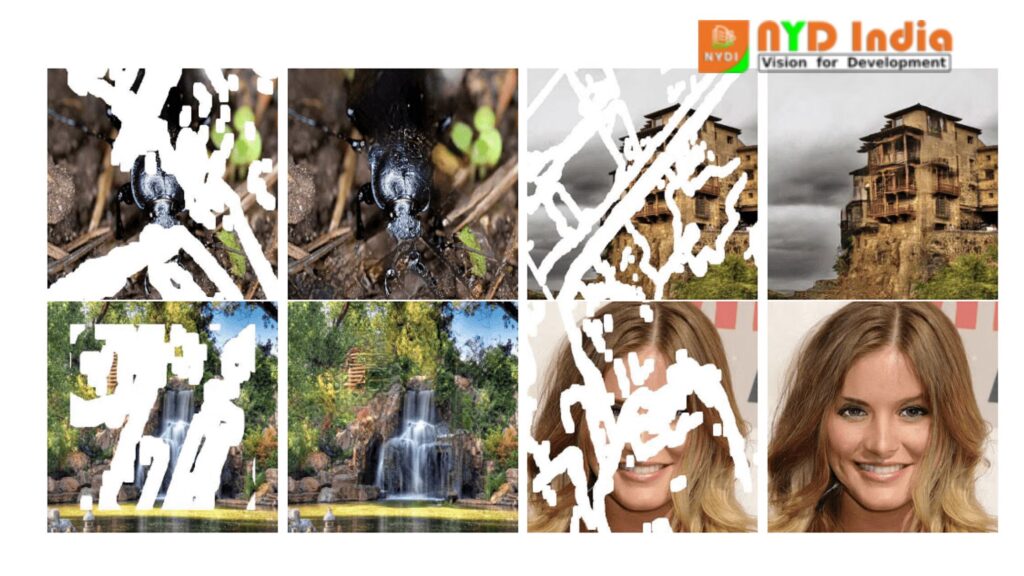 Reconstructing damaged images using image processing (source)