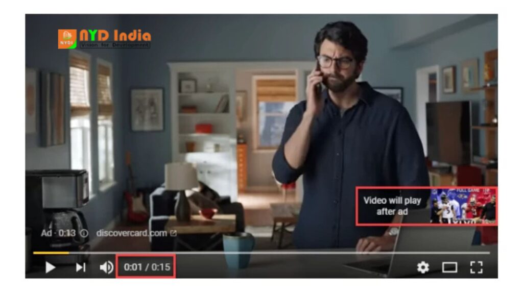 Non-skippable in-stream ads