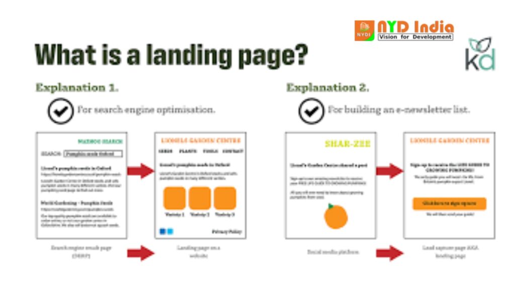 What is an SEO landing page?