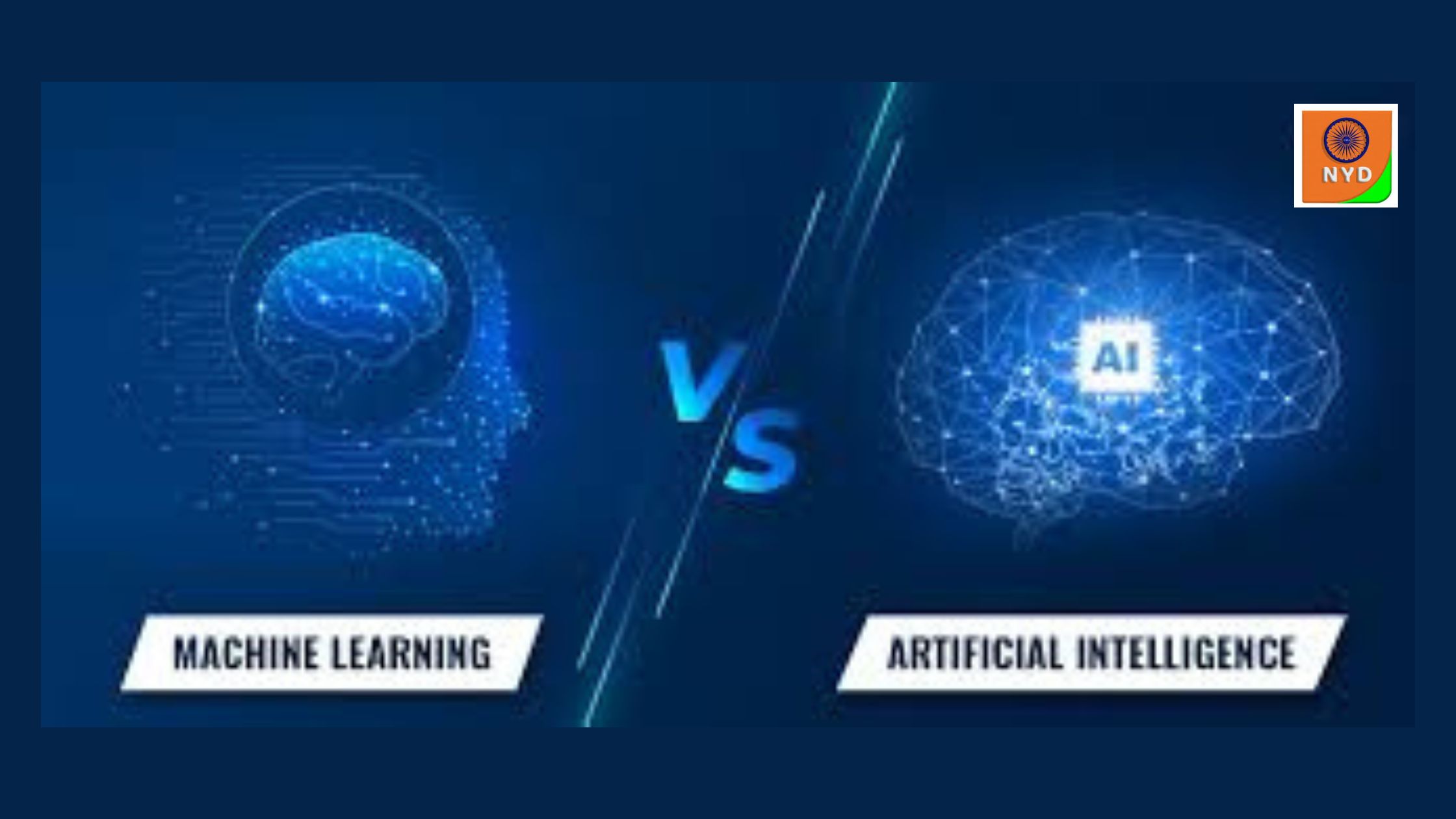 AI Vs Machine Learning Benifits , Uses and Differences